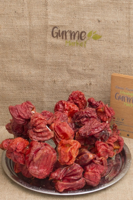 Dolmalık Kuru Acı Biber - 1 ip (50 adet)