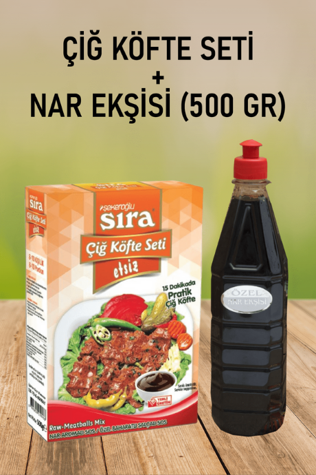 Çiğköfte Seti-Nar Ekşisi