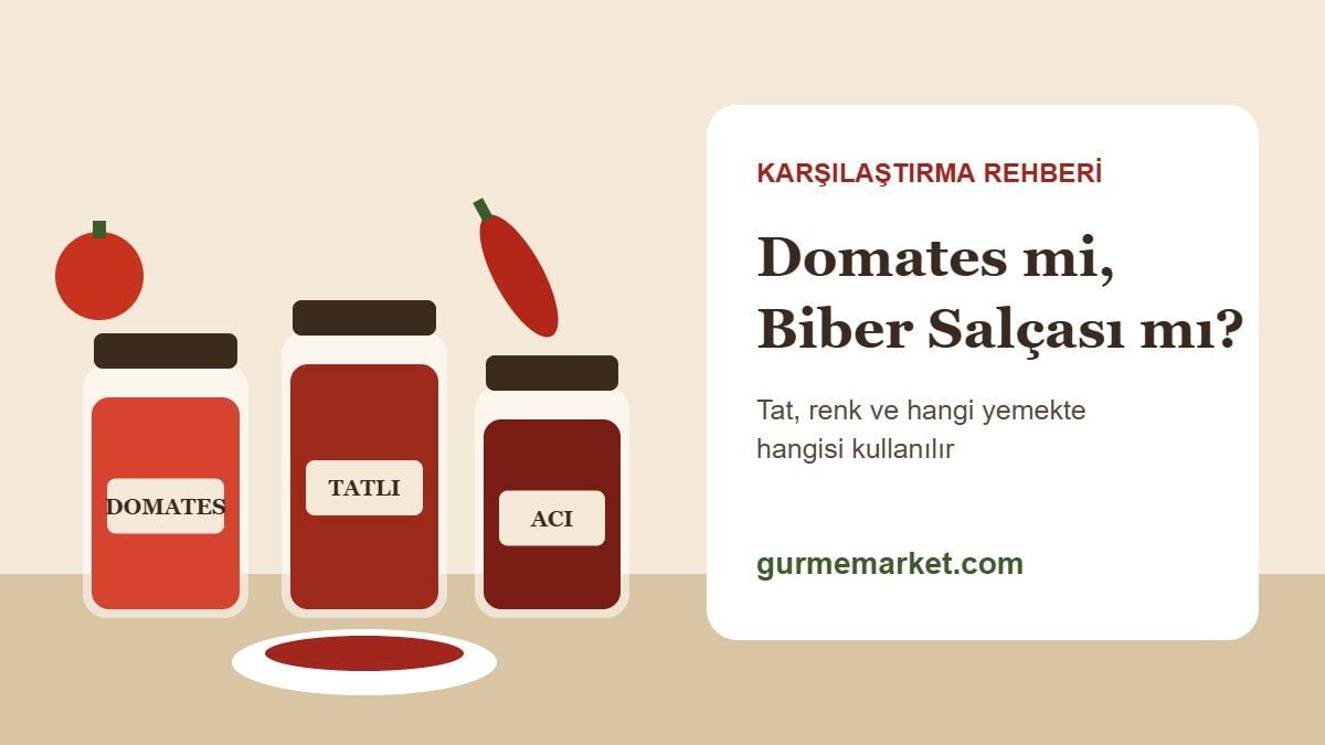 Domates Salçası ve Biber Salçası Farkı: Hangi Yemekte Hangisi Kullanılır?