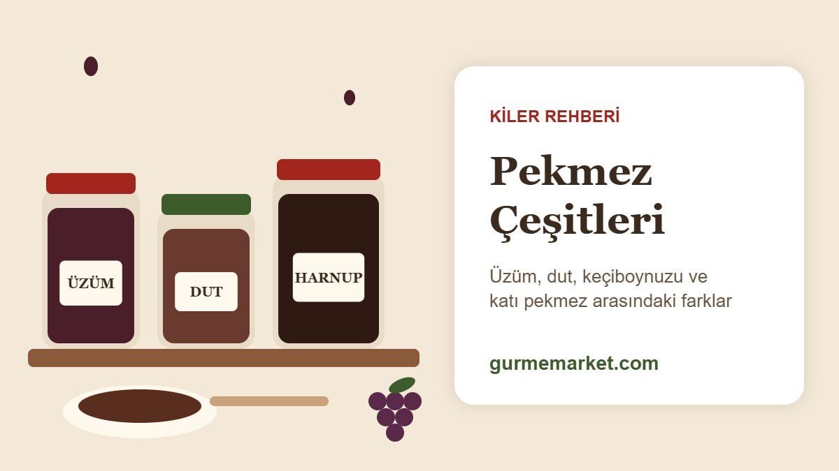 Pekmez Çeşitleri: Üzüm, Dut ve Keçiboynuzu Pekmezi Arasındaki Farklar