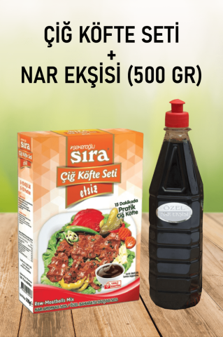 Çiğköfte Seti-Nar Ekşisi