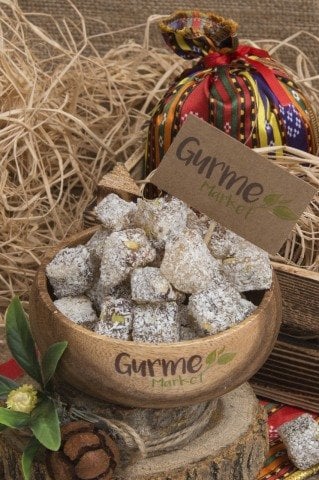 Çifte Kavrulmuş Antep Fıstıklı Lokum 500 gr
