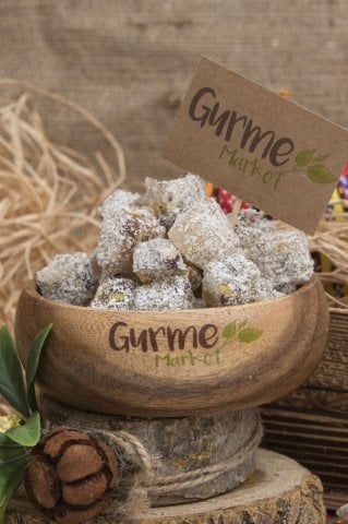 Çifte Kavrulmuş Antep Fıstıklı Lokum 500g