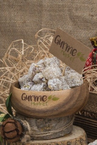 Çifte Kavrulmuş Antep Fıstıklı Lokum 500g