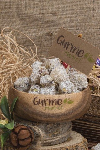 Çifte Kavrulmuş Antep Fıstıklı Lokum 500g