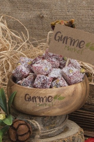 Çifte Kavrulmuş Narlı Fıstıklı Lokum 500 gr