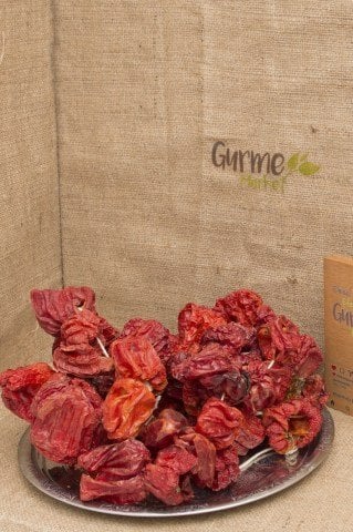 Dolmalık Kuru Acı Biber  - 1 ip (50 adet)