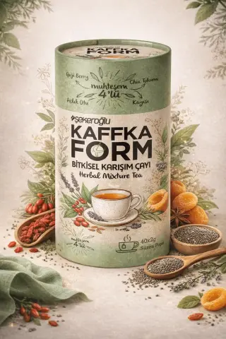 Muhteşem Dörtlü Kaffka Form Çayı 1 adet